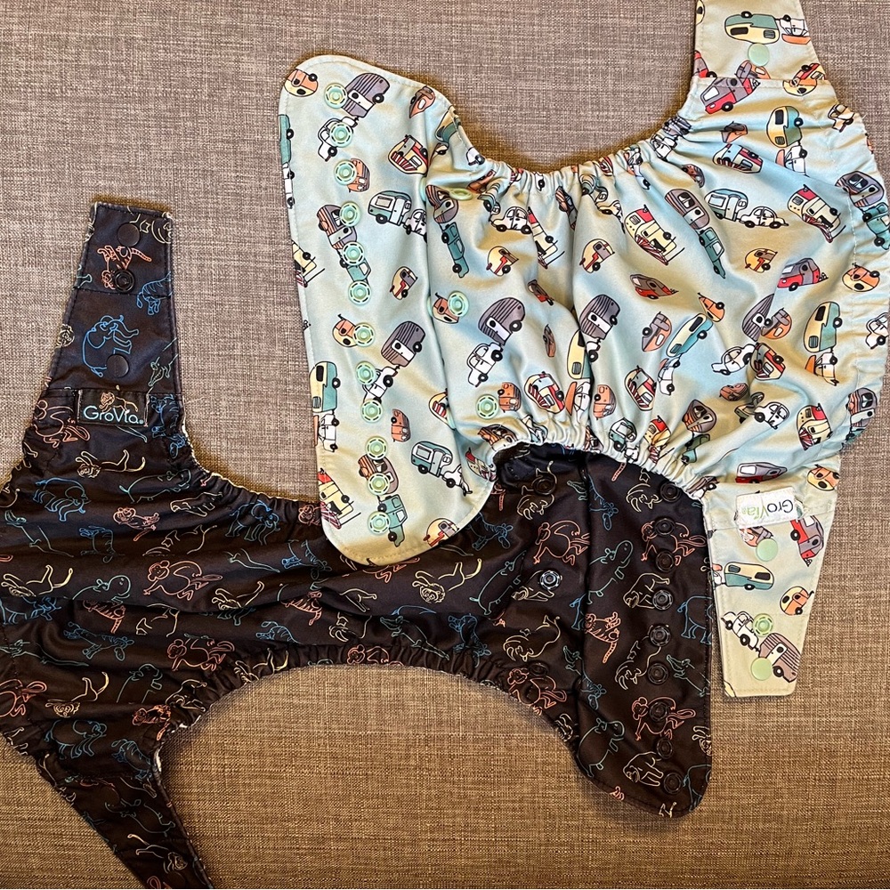 Grovia Cloth Diaper Set of Two (2)